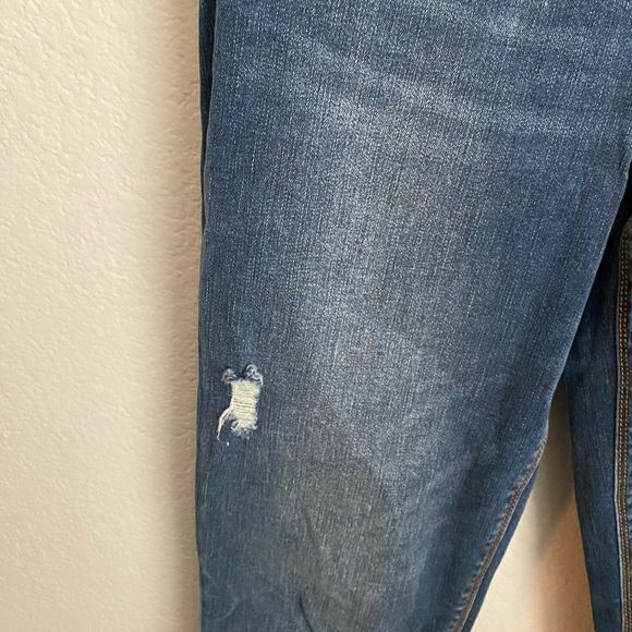 SPANX Blue Leggings with Classic Style and Distressed Details - Picture 4 of 6